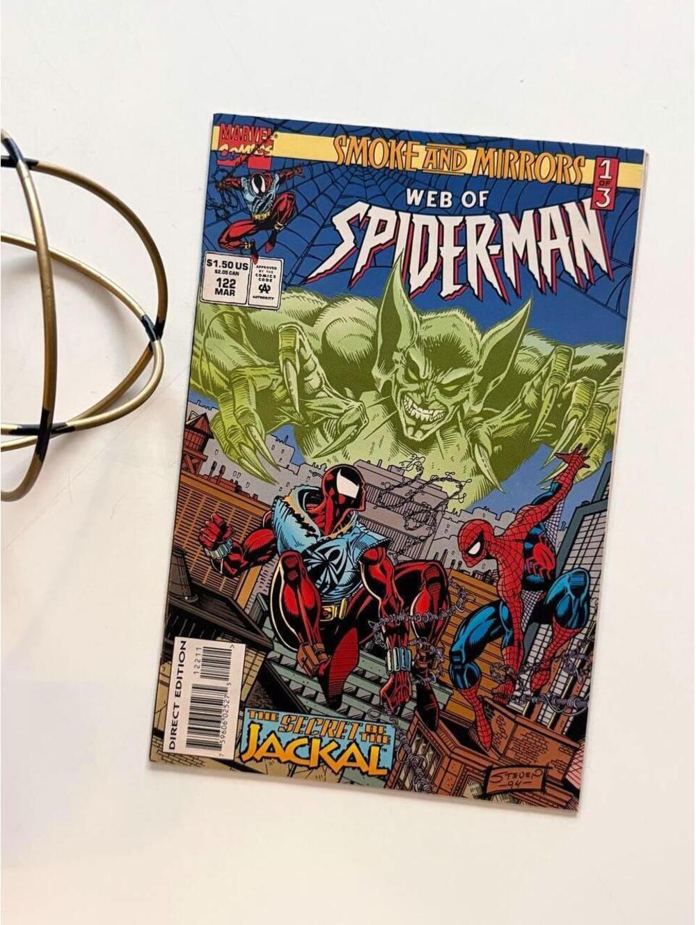Web of Spider-Man #122 (1995) Scarlet Spider | Ben Reilly | Clone - Comic Book